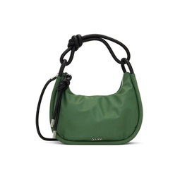 Green Medium Baguette Shoulder Bag 222144F048004