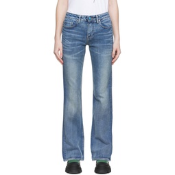 Blue Comfort Stretch Jeans 222144F069003