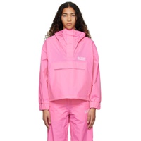 Pink Hooded Jacket 231144F063012