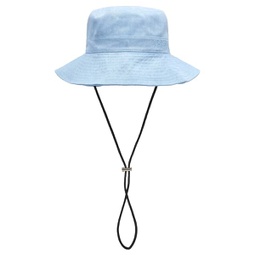 Ganni Fisherman Denim Bucket Hat Baby Blue