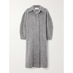 GANNI + NET SUSTAIN recycled wool-blend coat