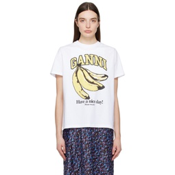 White Banana T-Shirt 241144F110023