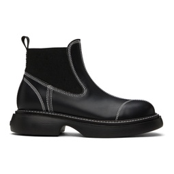 Black Everyday Low Chelsea Boots 232144F113019