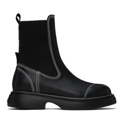 Black Everyday Mid Chelsea Boots 232144F114021