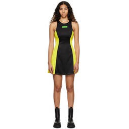Black & Yellow Tennis Dress 231144F551001