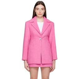 Pink Suiting Blazer 241144F057020