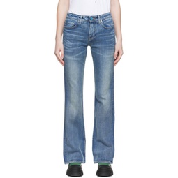 Blue Comfort Stretch Jeans 222144F069003