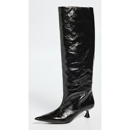 Soft Slouchy High Shaft Naplack Boots