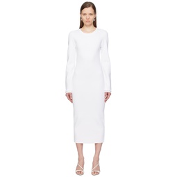 White Huela Maxi Dress 241329F055004