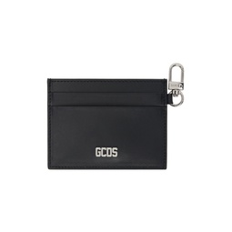 Black Comma Leather Card Holder 241308F037001