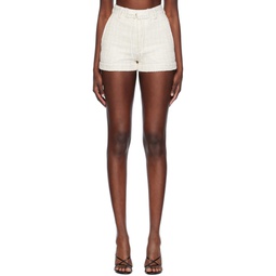 Off White Low Rise Shorts 241308F088001