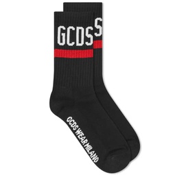 GCDS Logo Socks Nero
