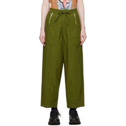 Green Found Trousers 231456F087008