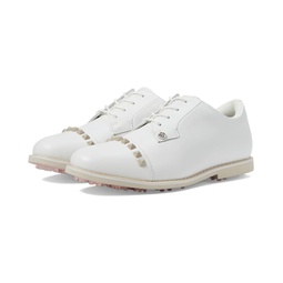 Womens GFORE Gallivanter Pebble Leather Stud Cap Toe Golf Shoes