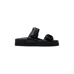Black Perni 11 Croc Sandals 241671F124001