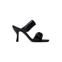 Black Perni 03 Croc Heeled Sandals 241671F125007