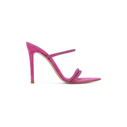 Pink Cannes Heeled Sandals 231090F125010