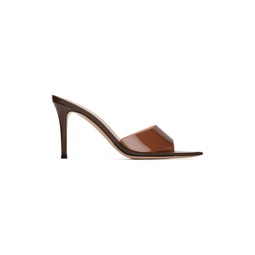 Brown Elle 85 Heeled Sandals 231090F125029