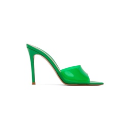 Green Elle Heeled Sandals 231090F125088
