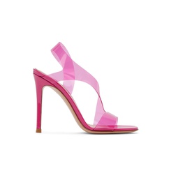 Pink Metropolis Heeled Sandals 231090F125084