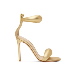 Gold Bijoux Heeled Sandals 231090F125003