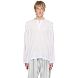 White Amelie Shirt 241776M192023