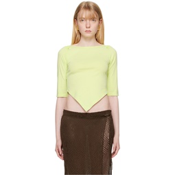 Green Saona Long Sleeve T Shirt 241776F110002
