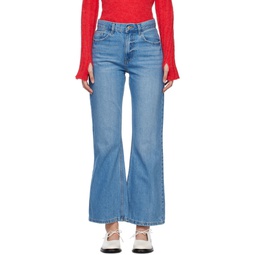 Blue Flared Jeans 222776F069006
