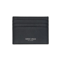 Black Stamp Card Holder 241262M163000