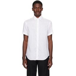 White Regular Fit Shirt 241262M192002