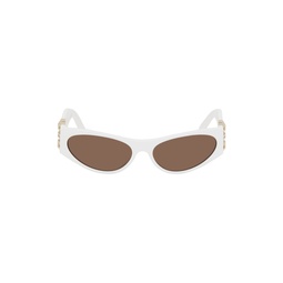 White 4G Sunglasses 241278F005046