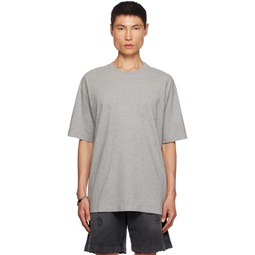 Gray Front Pocket T Shirt 232278M213044
