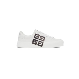 White Chito Edition 4G Print City Sport Sneakers 221278M237002