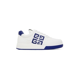 White   Blue G4 Sneakers 231278M237016