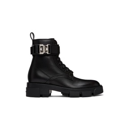 Black Terra Combat Boots 221278F113002