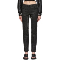 Black Zip Jeans 221278F069001