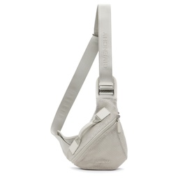 Gray Small G Zip Triangle Bag 232278M170013