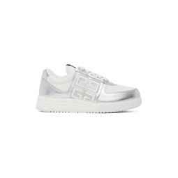 White   Silver G4 Sneakers 241278M237008