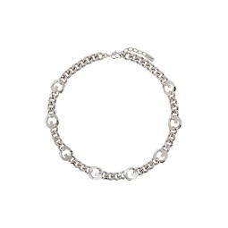 Silver G Chain Necklace 241278M145007