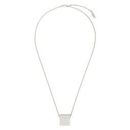 Silver G Square Necklace 222278M147004