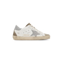 White   Taupe Super Star Classic Sneakers 222264F128034