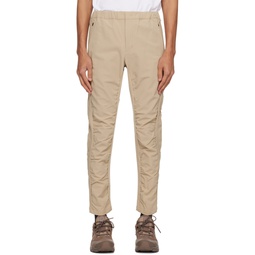 Beige Articulated Trousers 241982M191001