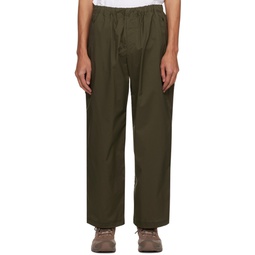 Khaki Wind Trousers 241982M191007