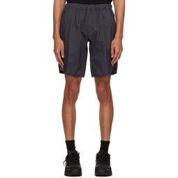 Gray Wind Shorts 241982M193003