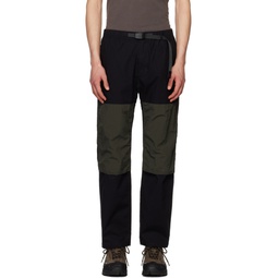Black   Green Hiking Trousers 231565M191012