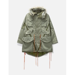 Army Nylon Fishtail Jacket