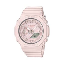Womens Digital Quartz Monotone Pink Resin Analog Watch 42.9mm GMAS2100BA4A