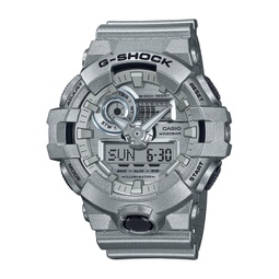 Mens Analog Digital Silver-Tone Resin Watch 53.4mm GA700FF-8A