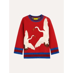 GUCCI FOR NET-A-PORTER Printed bonded cotton-jersey sweatshirt