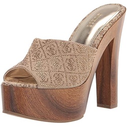 GUESS Womens Gemely Heeled Sandal